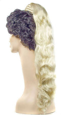 Genie Ponytail with Braided Base Headpiece Strawberry Blonde 27 30"