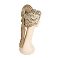 Genie Ponytail with Braided Base Headpiece Light Gold Blonde 24 30"