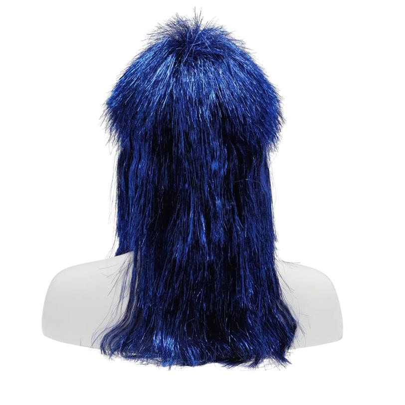 Long Punk Tinsel Wig