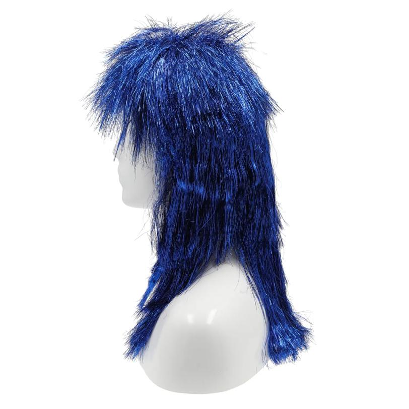 Long Punk Tinsel Wig