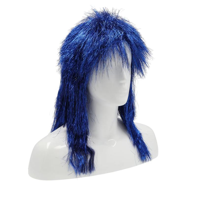 Long Punk Tinsel Wig