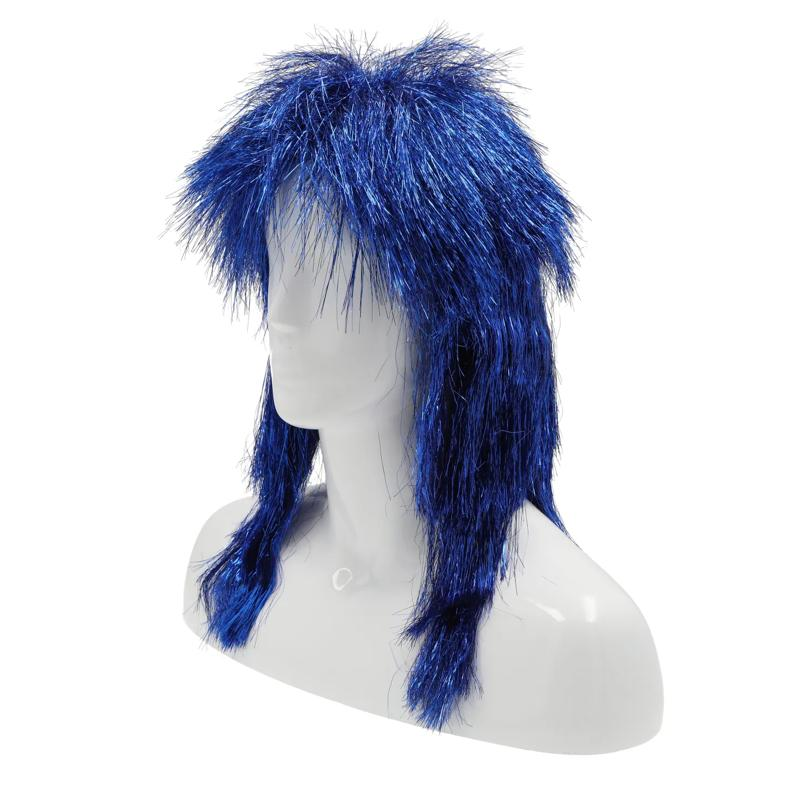 Long Punk Tinsel Wig