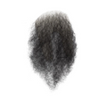 Merkin Black Wig