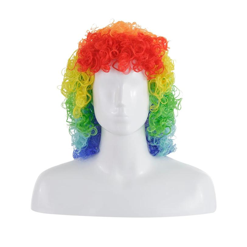 Wet Look Clown Wig