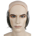 BALD SHORT TRAMP DK BN GY 44 WIG