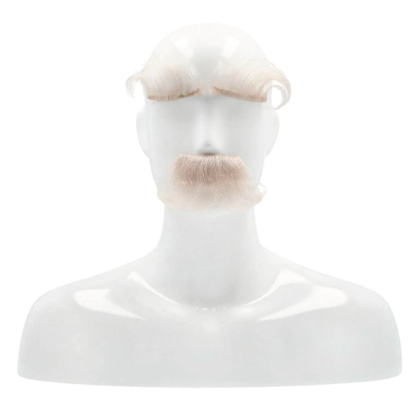 Mustache and Eyebrow set - Champagne Blonde 22