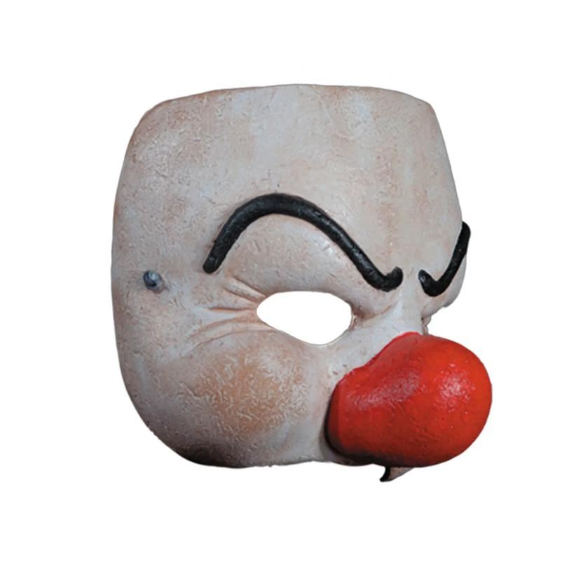 Adults A Clockwork Orange Dim Droog White, Black & Red Latex Half Mask