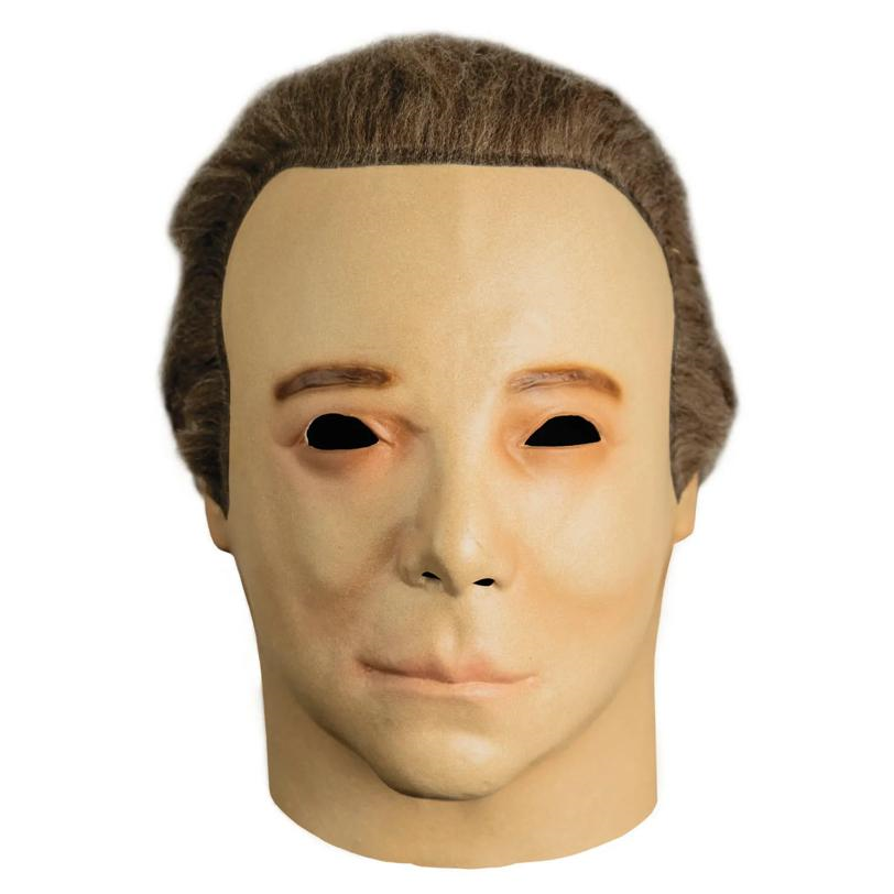 Adults Don Post Studios 1975 Overhead Face Mask with Brown Hair - One Size