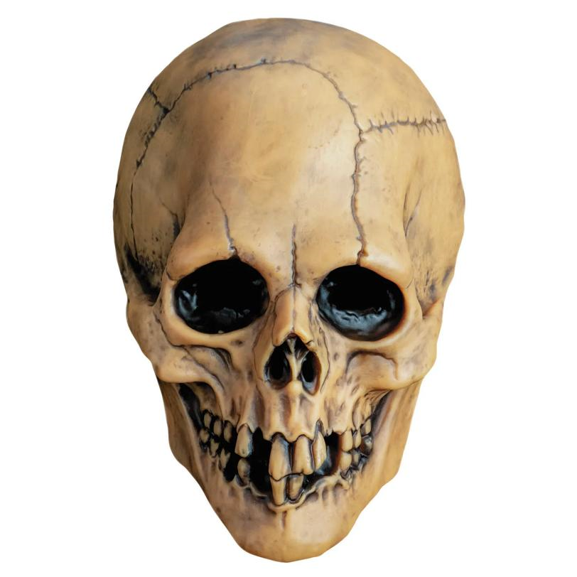Adults Mabry Monsters Aged Voodoo Skull Overhead Vinyl Mask