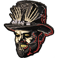 Candy CornT Dr. Death Monster Face Full-Color Enamel Pin 1 3/4"