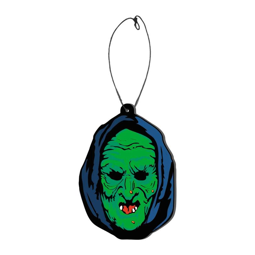 3 1/2" Don Post Witch Mask Vanilla Fear Freshener