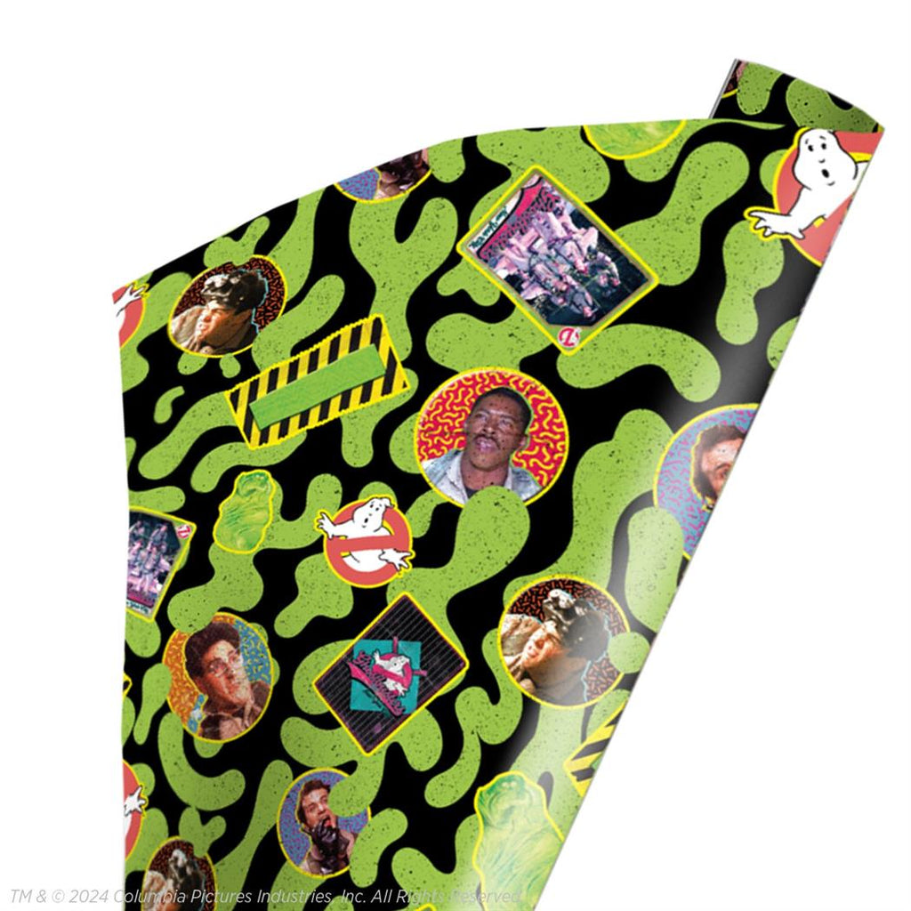 96" x 30" Wrapped in Terror GhostbustersT Retro Cheese Wrapping Paper