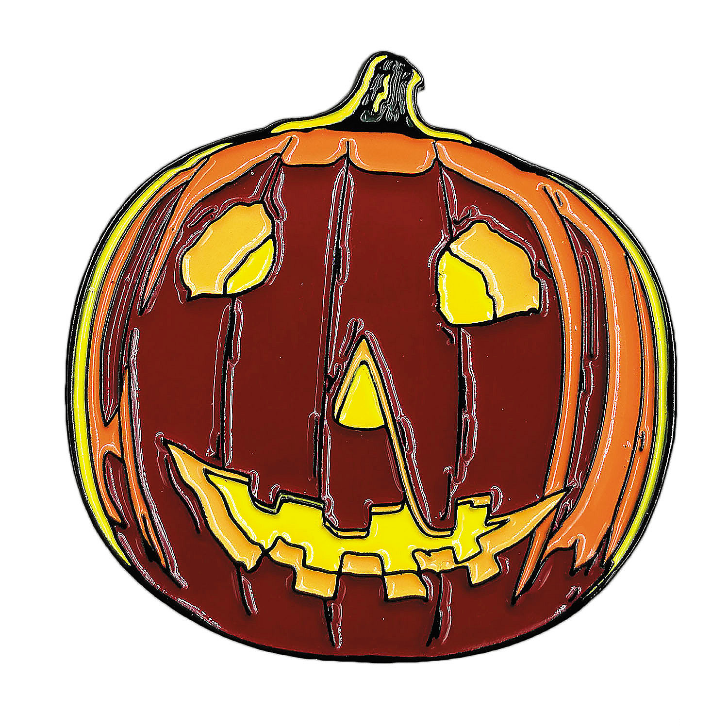 Halloween (1978) Pumpkin Full-Color Enamel Pin 1 1/2"