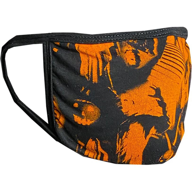 Adults Halloween (1978) Collage Black & Orange Reusable PPE Face Mask