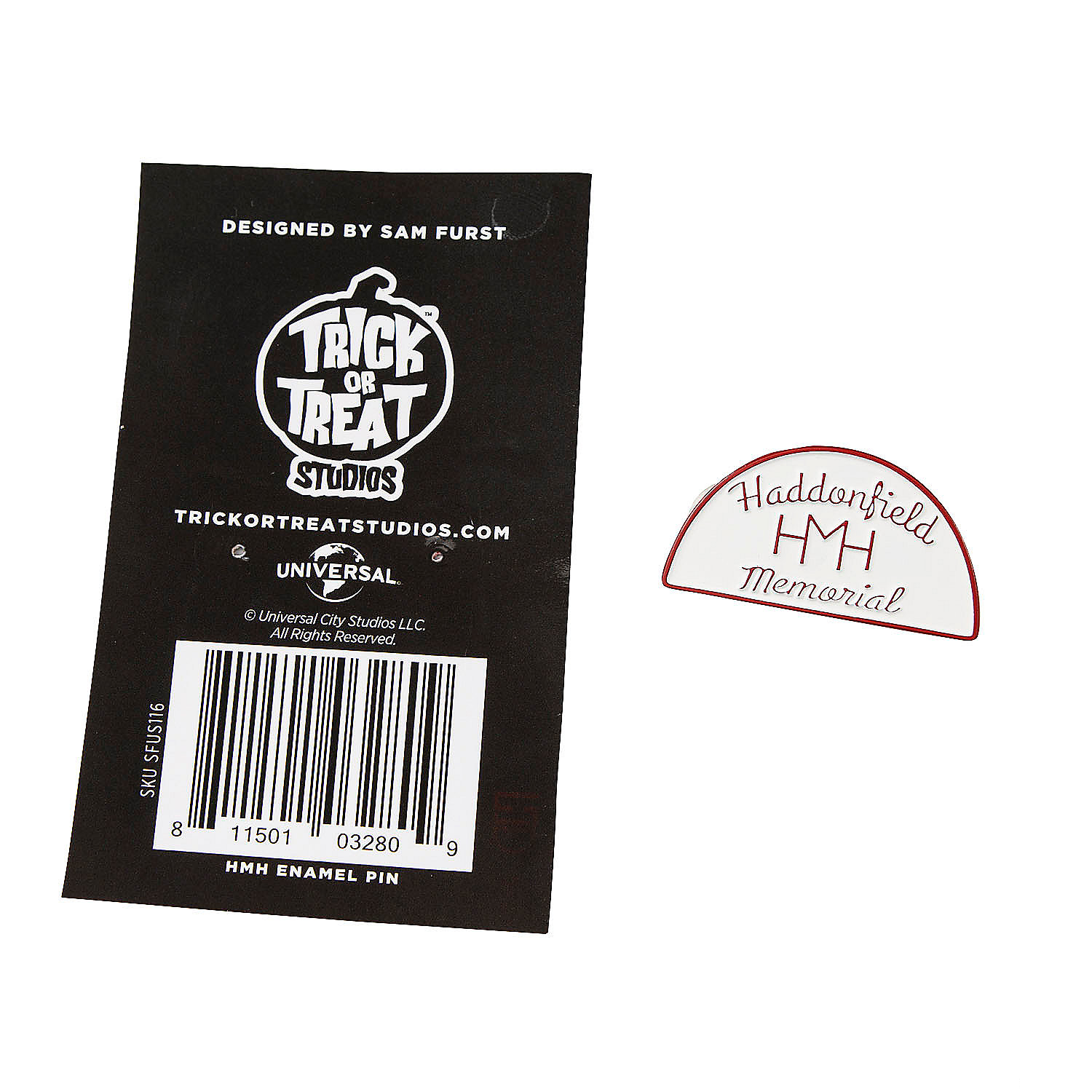 Halloween IIT Haddonfield Memorial Hospital Enamel Pin