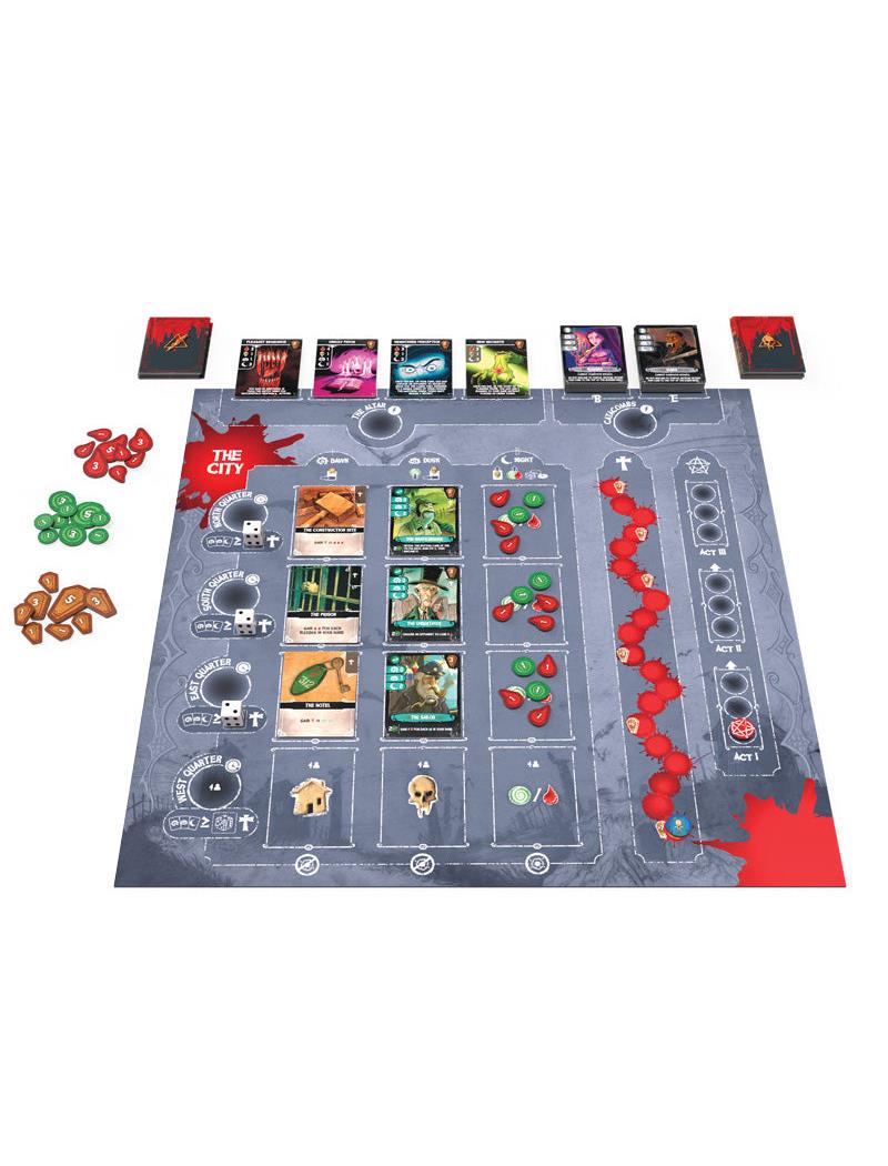 Blood Orders Vampire-Themed Board Game for 2 to 4 Players
