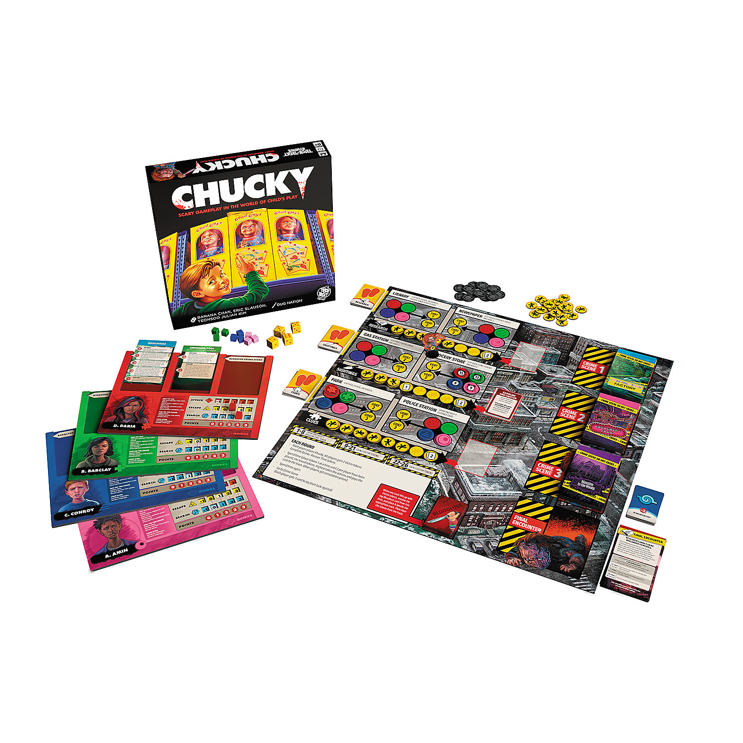 Child's Play Chucky Board Game for 2 to 4 Players
