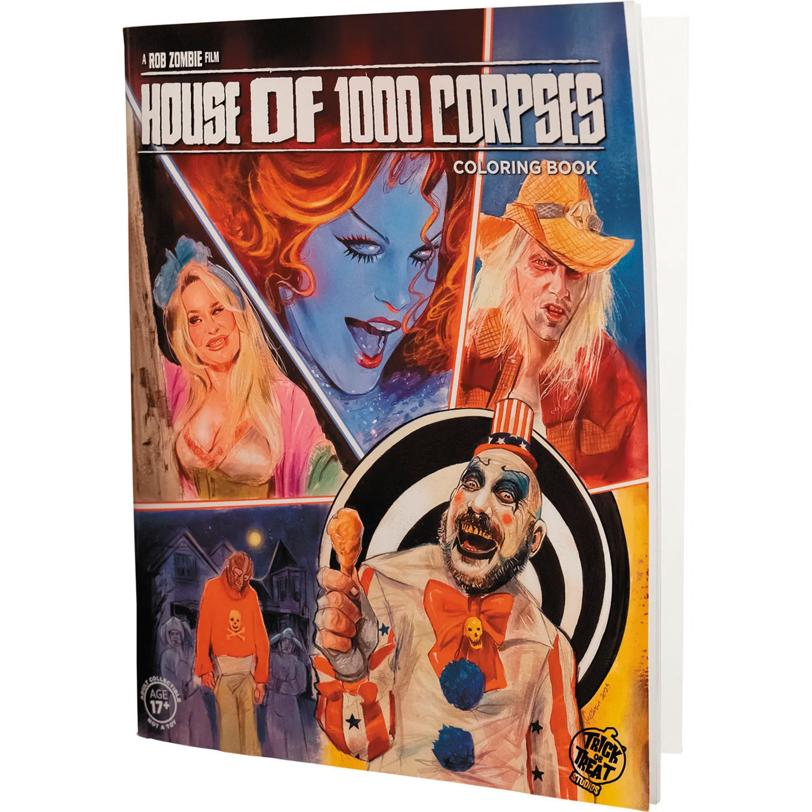 House of 1000 Corpses Adult Coloring Book