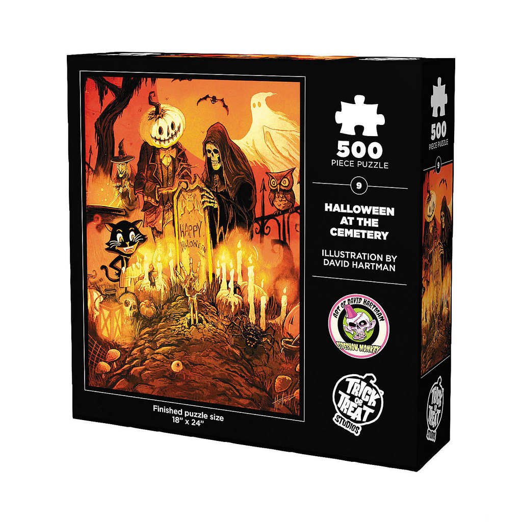 HALLOWEEN AT THE CEMETARY 500 PC PUZZLE