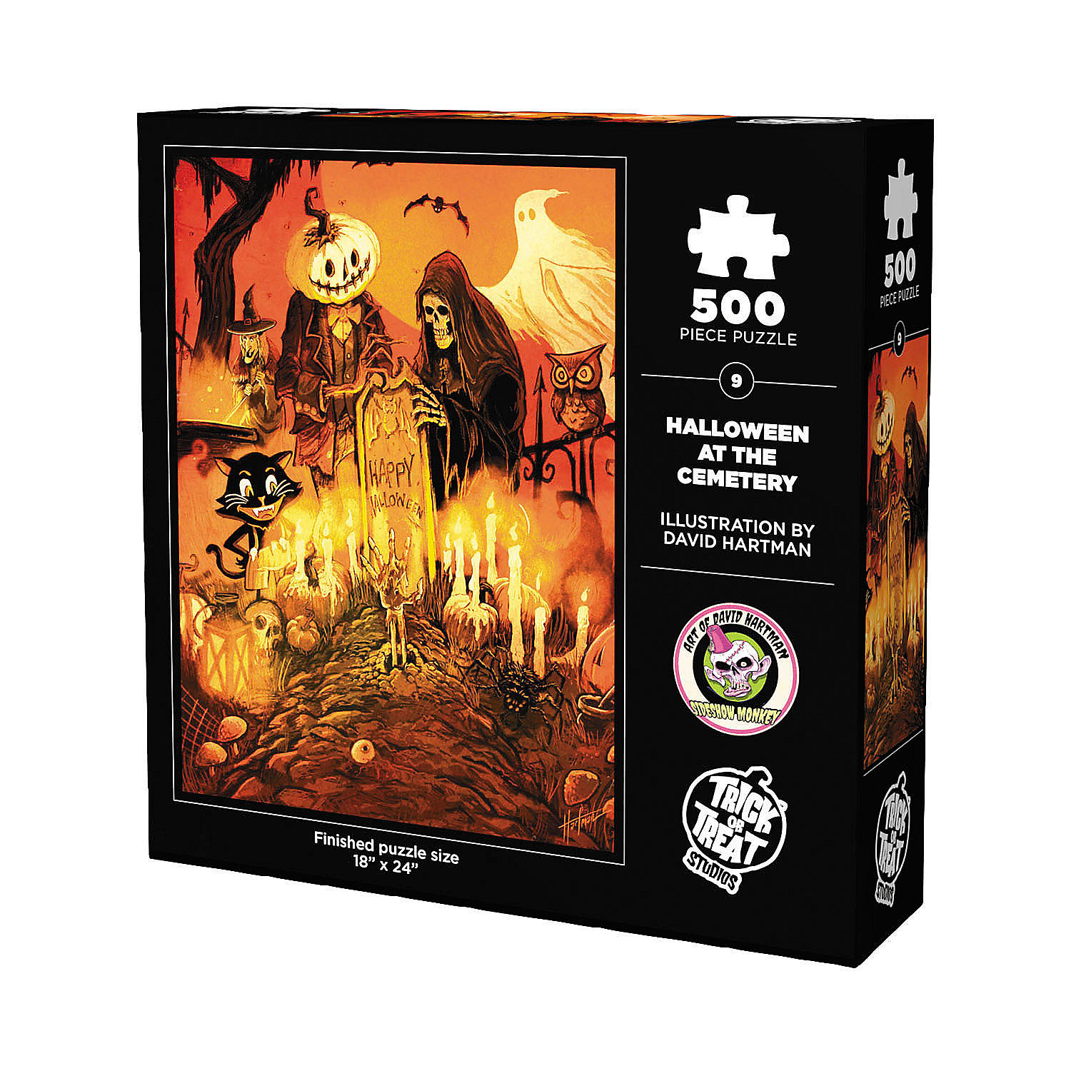 HALLOWEEN AT THE CEMETARY 500 PC PUZZLE