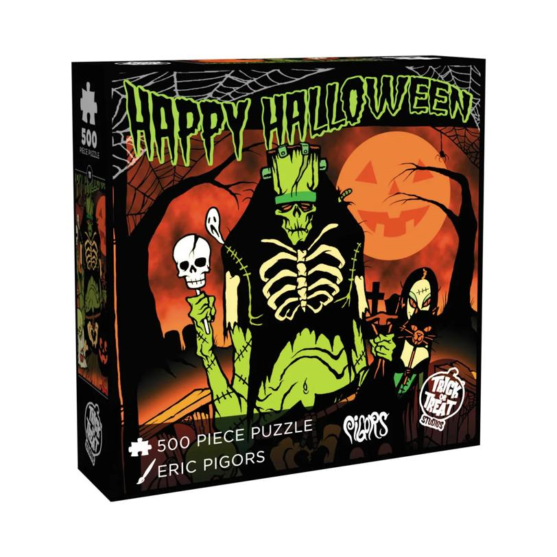 18"x24" Toxictoons Happy Halloween Jigsaw Puzzle - 500 Pc.