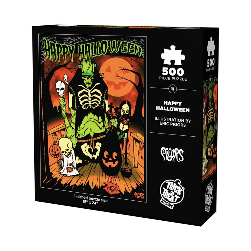 18"x24" Toxictoons Happy Halloween Jigsaw Puzzle - 500 Pc.
