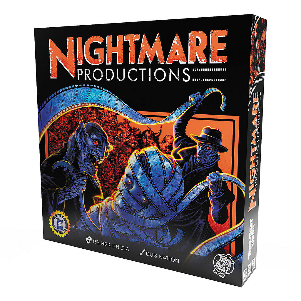 Reiner Knizia Nightmare Productions Board Game for 2-5 Players