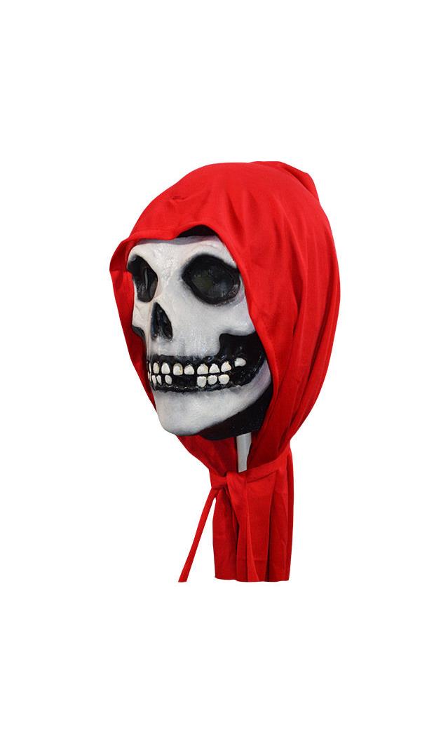 Misfits American Psycho Cover Red Hood Fiend Mask Costume Accessory