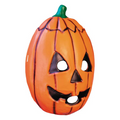 Adults Don Post Studios Orange Pumpkin Face Injection Molded Plastic Mask - One Size