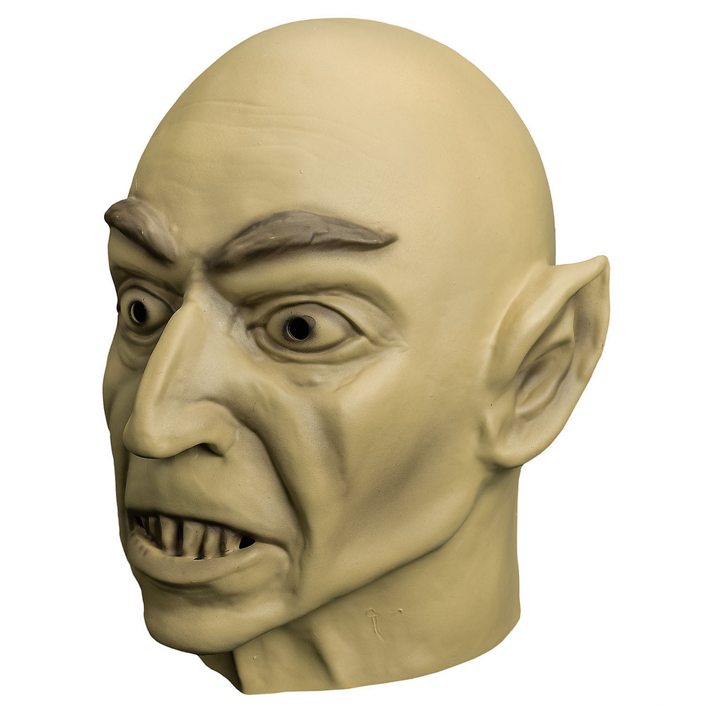 Adults Don Post Studios Glow-in-the-Dark Nosferatu Vinyl Mask