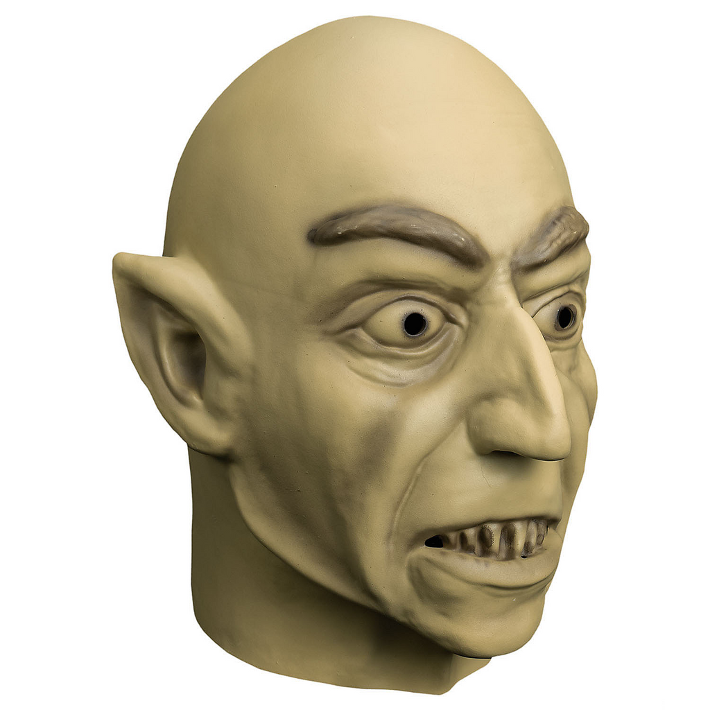 Adults Don Post Studios Glow-in-the-Dark Nosferatu Vinyl Mask