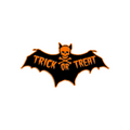 Toxictoons Trick-or-Treat Bat Full-Color Enamel Pin 1 1/2"