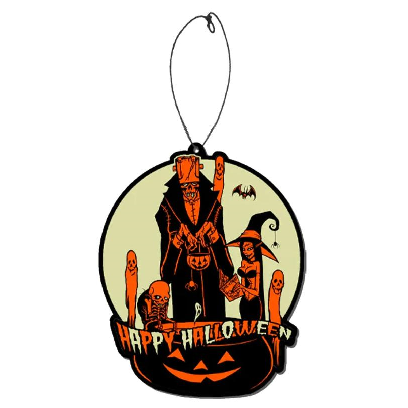 3 1\/2" Toxictoons Happy Halloween Vanilla Fear Freshener