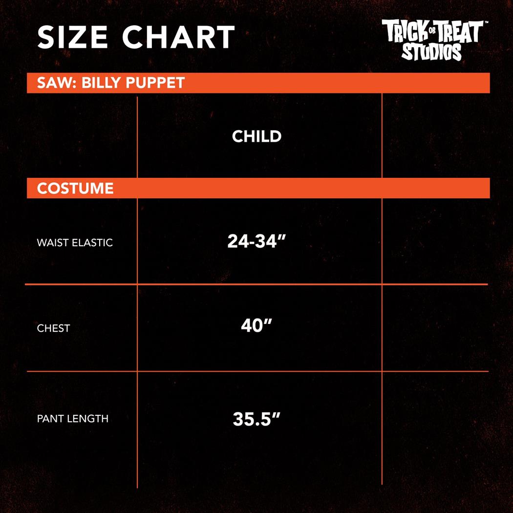 Kids Saw Billy the Puppet Costume
