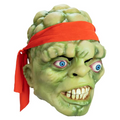 Adults Toxic Crusaders Glow-in-the-Dark Toxie Vinyl Overhead Mask - One Size