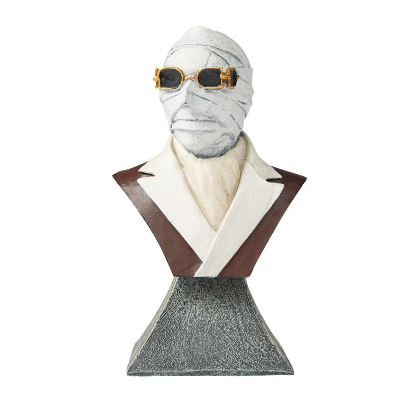 Universal Classic Monsters The Invisible Man Mini Bust Halloween Decoration