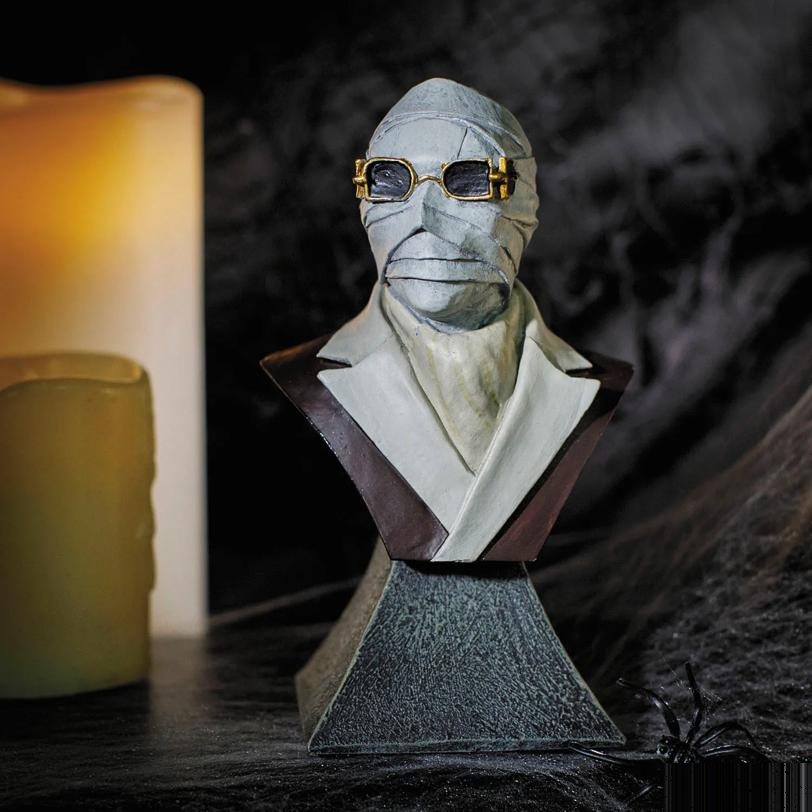 Universal Classic Monsters The Invisible Man Mini Bust Halloween Decoration