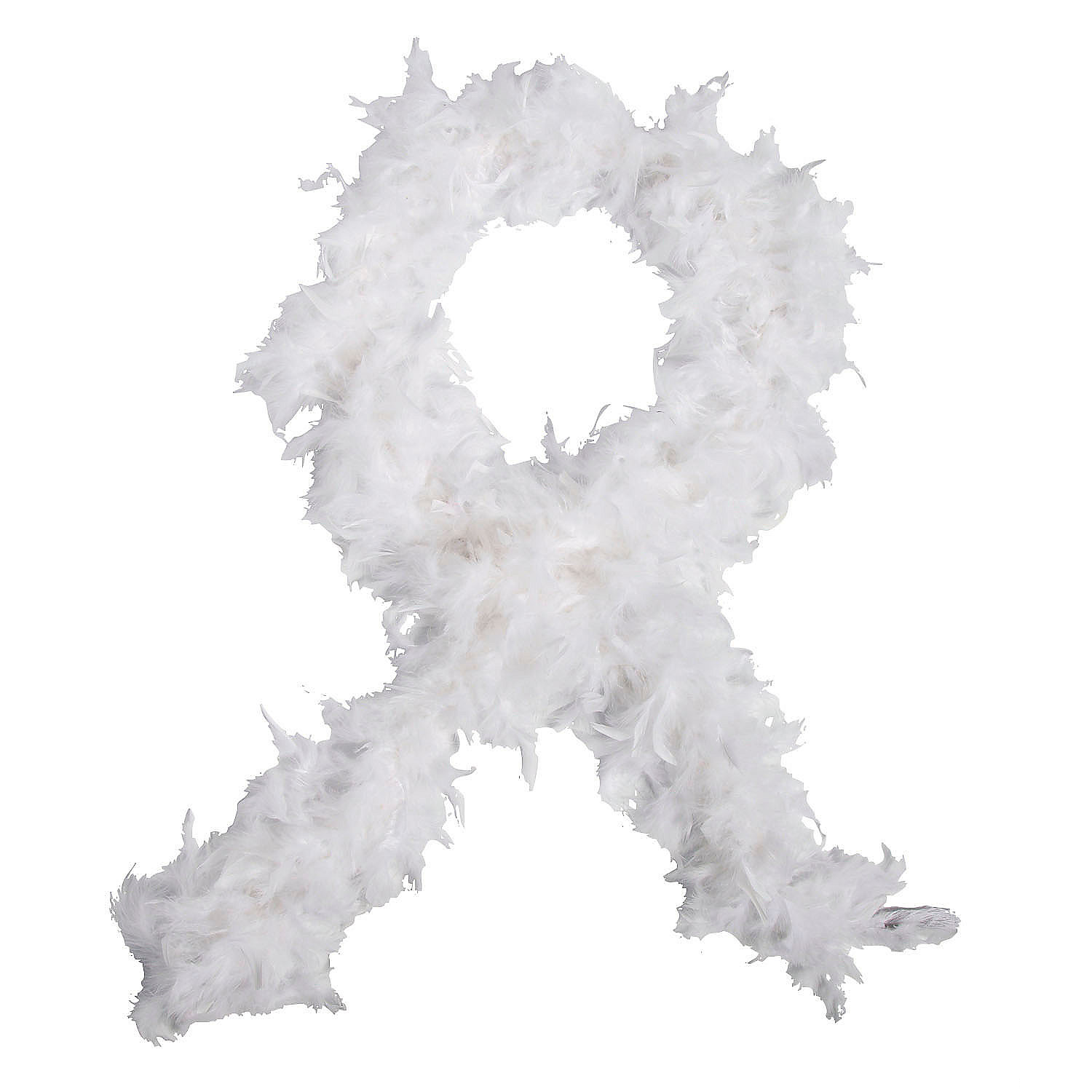 6 Ft. 40-Gram Solid White Feather Boa