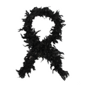6 Ft. 40-Gram Solid Black Feather Boa