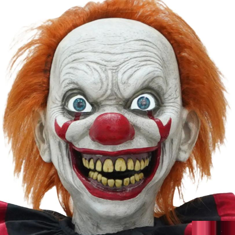 65" Hollow Clown with Teeth Halloween Decoration
