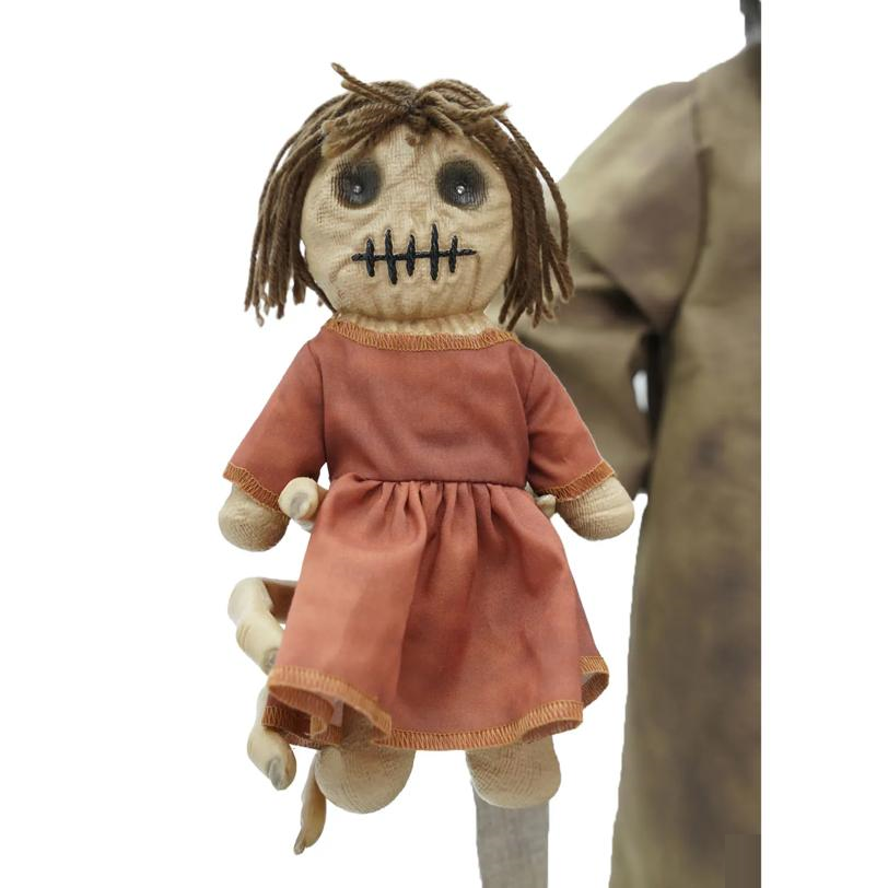 5 Ft. Maniac Mary in a Straitjacket with Doll Halloween Decoration