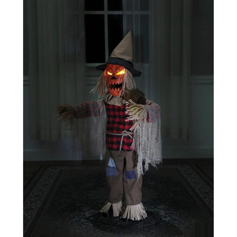Twitching Scarecrow Animated Prop 36"