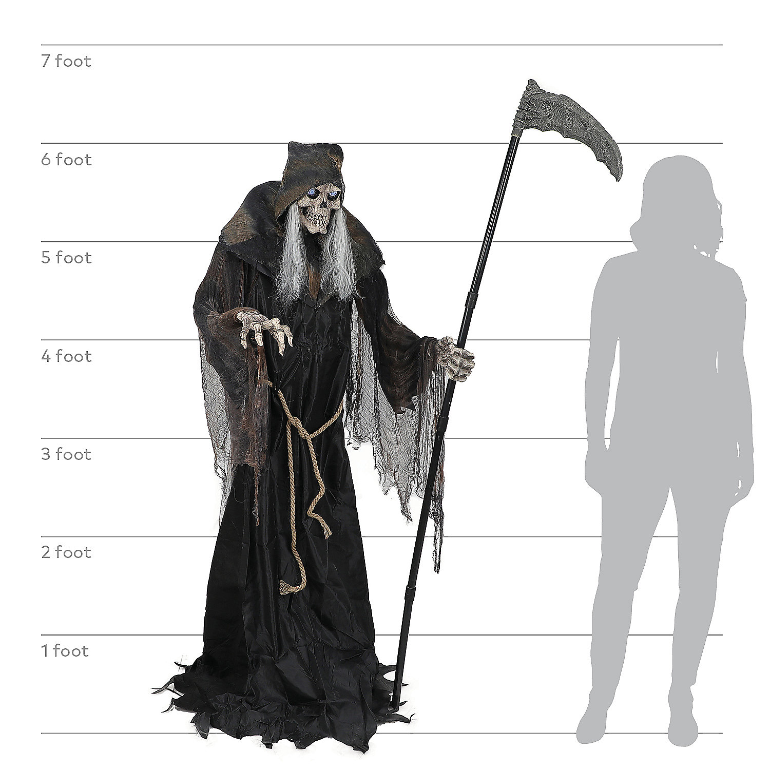 Lunging Reaper DigitEye Animated Prop 6 inches