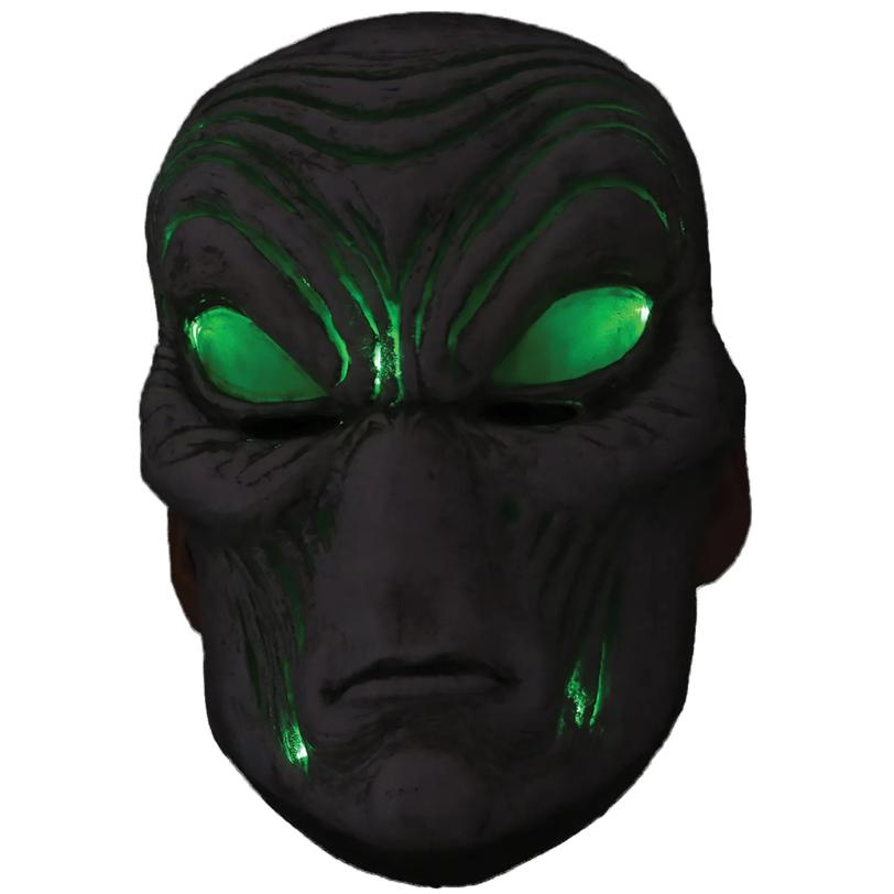 LIGHT-UP GRAY ALIEN MASK