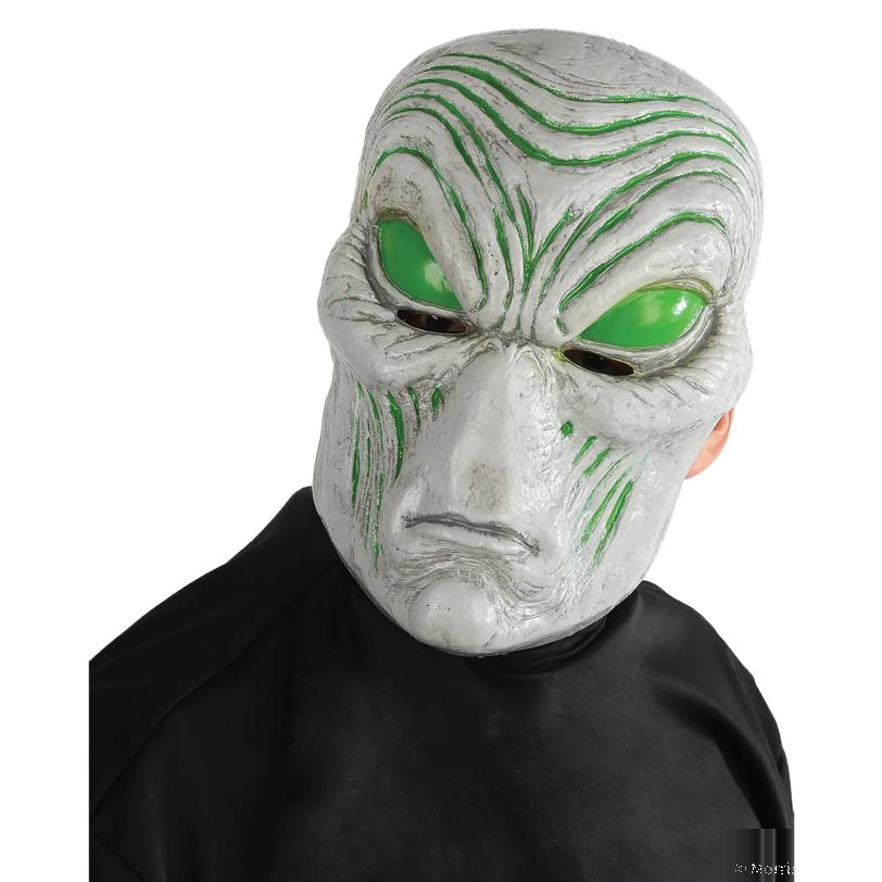 LIGHT-UP GRAY ALIEN MASK