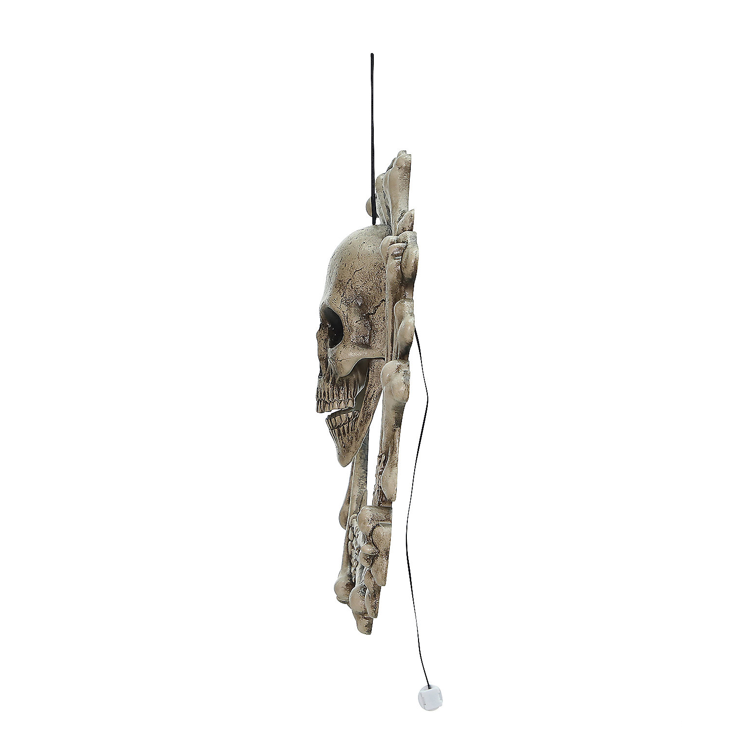 Bone Wreath Animated Halloween Decor, 18"
