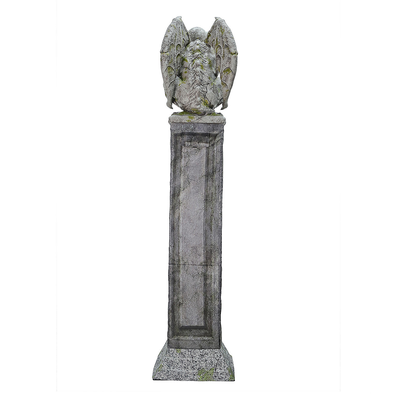 Oversized Gargoyle Pillar Animated Halloween Prop 96"
