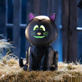 ANIMAT3D Eek the Cat 3D Animated Light-Up Black Cat Halloween Decoration