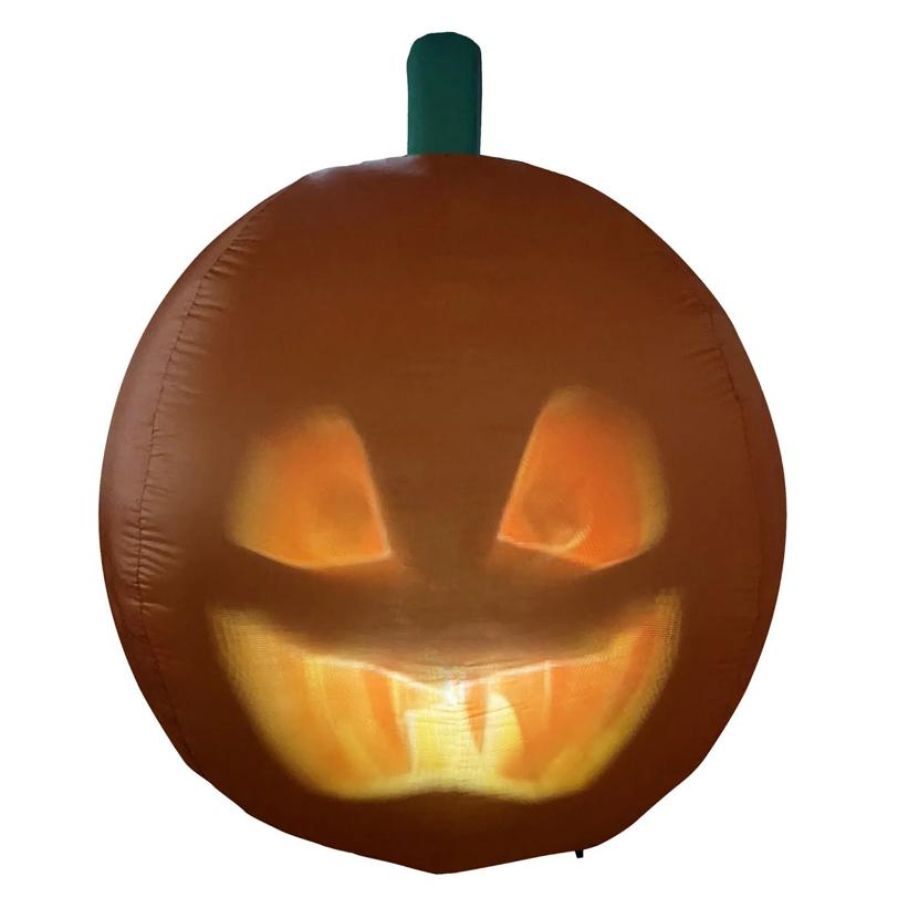 ANIMAT3D Inflatable Jabberin' Jack Animated Light-Up Jack-O'-Lantern Outdoor Halloween Decoration