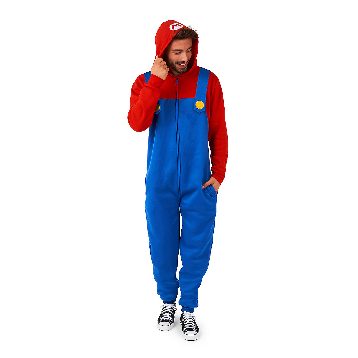 Men's MarioT Onesie Costume